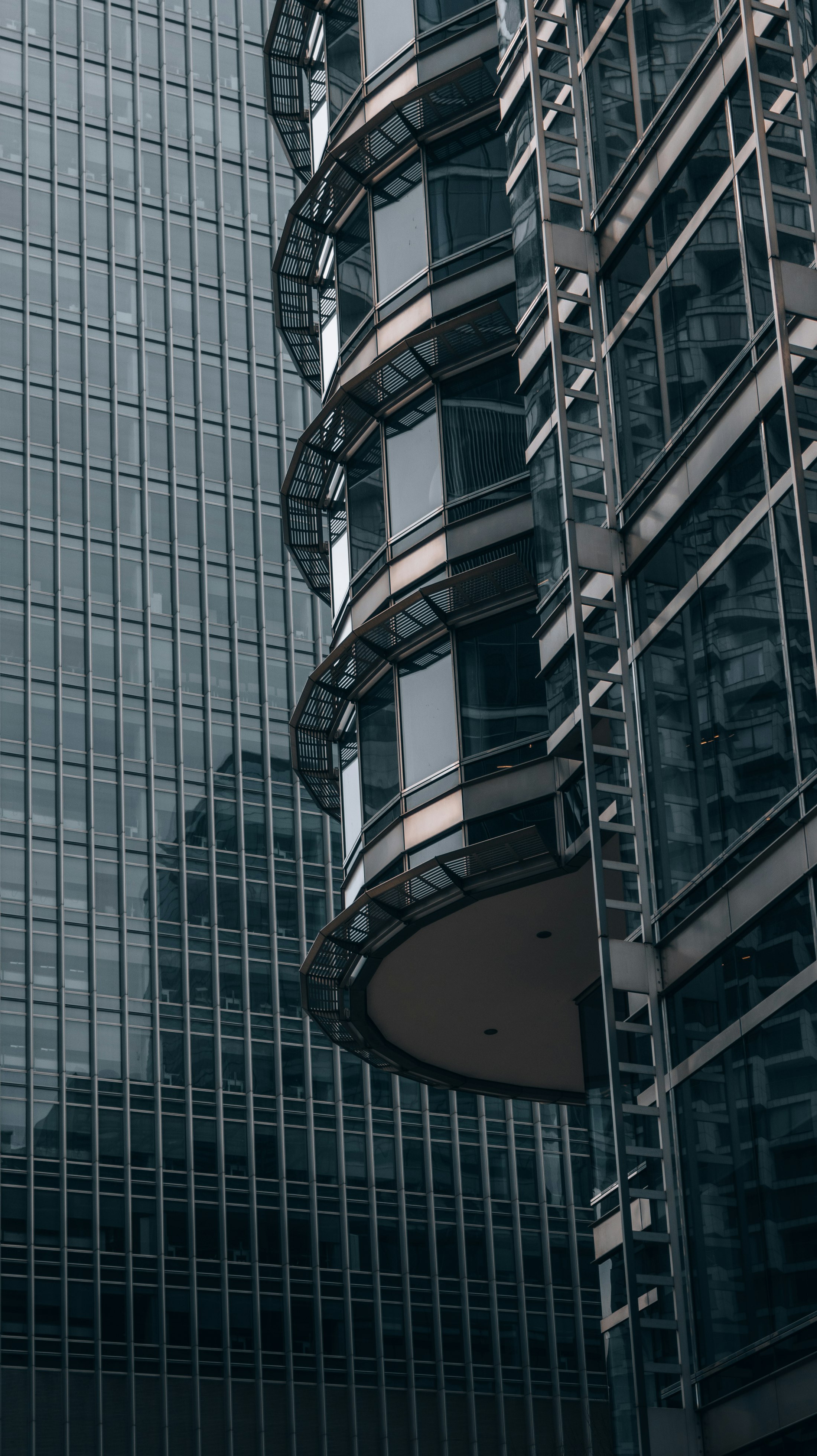 Modern financial-district towers, Canary Wharf, London